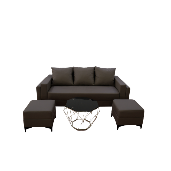 Sofa Băng Kèm Đôn - HN04